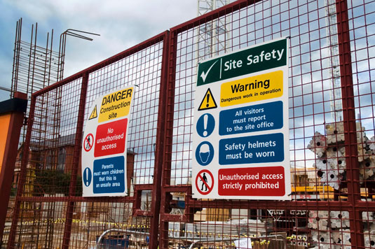 building sites thames valley security services